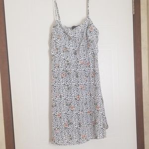 Cheetah print flower dress